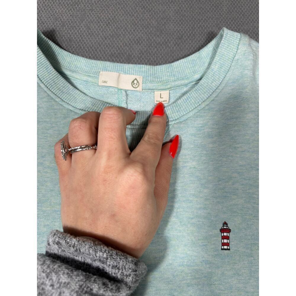 tasc Performance Lighthouse Crew Pullover Sweatshirt Size L - Picture 7 of 7